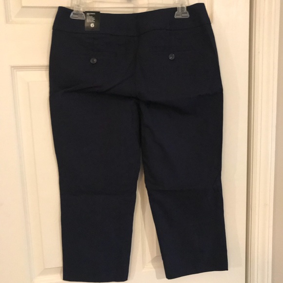 Limited Navy Ideal Stretch Crop Pants - Picture 7 of 7